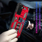 Shockproof TPU + PC Magnetic Protective Case with Holder, For Samsung Galaxy S21+ 5G