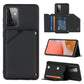 Skin Feel PU + TPU + PC Back Cover Shockproof Case with Card Slots & Holder & Photo Frame, For OPPO A7 / A5s / A12, For Samsung Galaxy A12, For Samsung Galaxy A52 5G / 4G, For Samsung Galaxy A72 5G / 4G, For Samsung Galaxy S21 5G�����������������������...