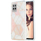 3D Electroplating Marble Pattern TPU Protective Case