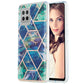 3D Electroplating Marble Pattern TPU Protective Case