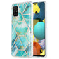 3D Electroplating Marble Pattern TPU Protective Case