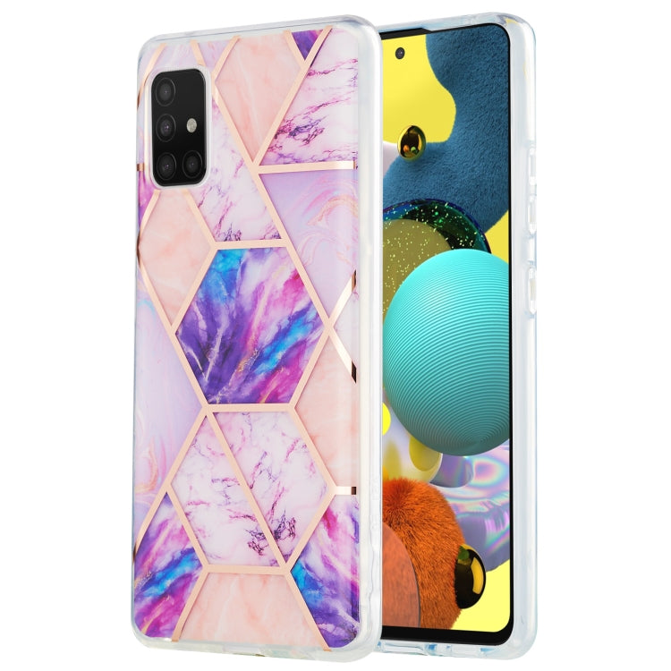 3D Electroplating Marble Pattern TPU Protective Case