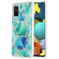 3D Electroplating Marble Pattern TPU Protective Case