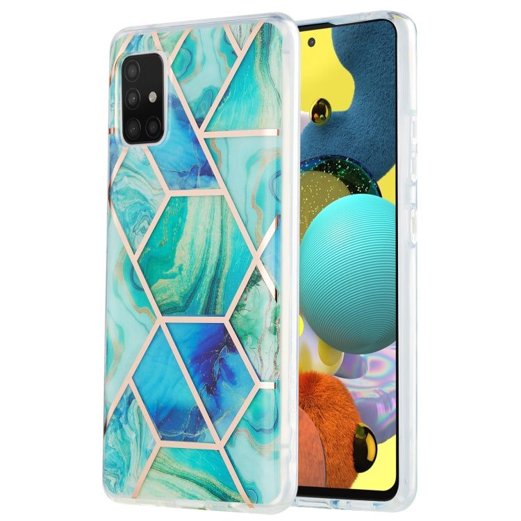 3D Electroplating Marble Pattern TPU Protective Case