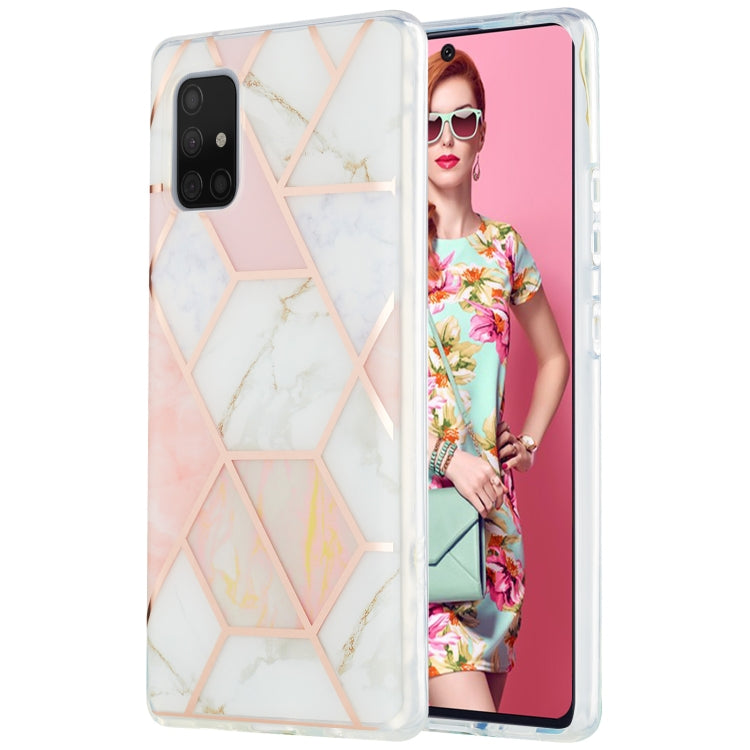 3D Electroplating Marble Pattern TPU Protective Case