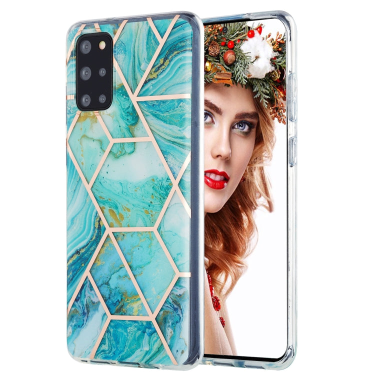 3D Electroplating Marble Pattern TPU Protective Case