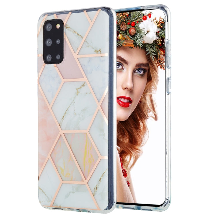 3D Electroplating Marble Pattern TPU Protective Case