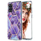 3D Electroplating Marble Pattern TPU Protective Case