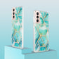 3D Electroplating Marble Pattern TPU Protective Case