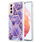 3D Electroplating Marble Pattern TPU Protective Case