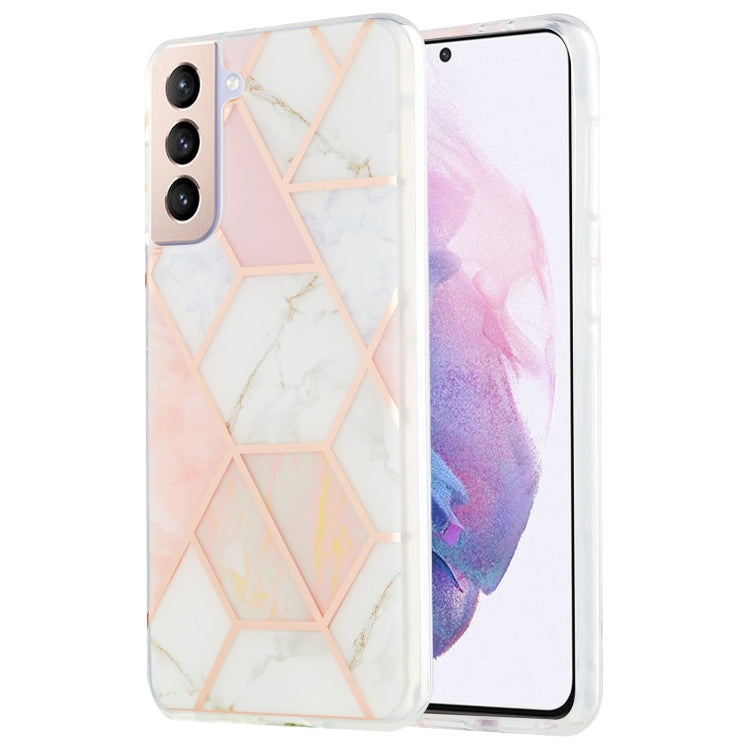 3D Electroplating Marble Pattern TPU Protective Case