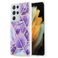3D Electroplating Marble Pattern TPU Protective Case