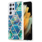 3D Electroplating Marble Pattern TPU Protective Case
