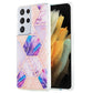 3D Electroplating Marble Pattern TPU Protective Case
