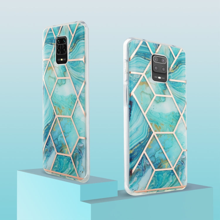 3D Electroplating Marble Pattern TPU Protective Case