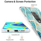 3D Electroplating Marble Pattern TPU Protective Case