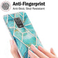 3D Electroplating Marble Pattern TPU Protective Case