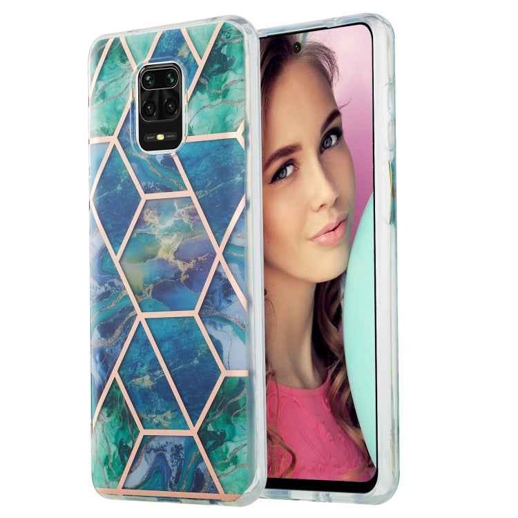 3D Electroplating Marble Pattern TPU Protective Case