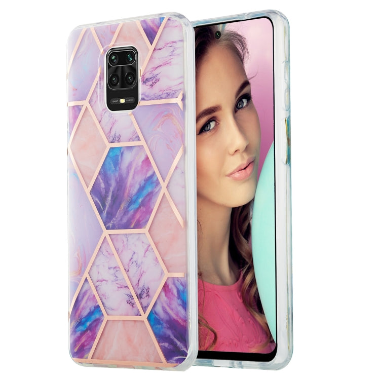 3D Electroplating Marble Pattern TPU Protective Case
