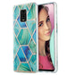 3D Electroplating Marble Pattern TPU Protective Case
