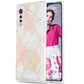 3D Electroplating Marble Pattern TPU Protective Case