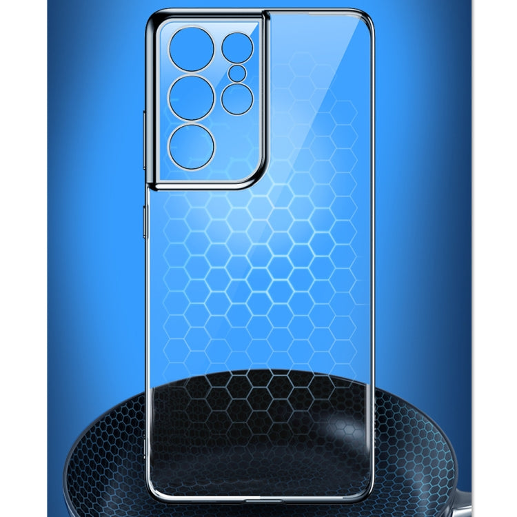 SULADA Shockproof Plating Silicone Transparent Protective Case, For Samsung Galaxy S21 5G, For Samsung Galaxy S21+ 5G, For Samsung Galaxy S21 Ultra 5G