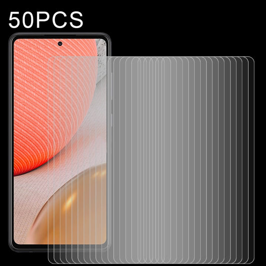50 PCS 0.26mm 9H 2.5D Tempered Glass Film, For Samsung Galaxy A72 5G / 4G (50 PCS), For Samsung Galaxy A72 4G (50 PCS), For Samsung Galaxy A52 4G (50 PCS), For Samsung Galaxy A52 5G (50pcs)