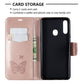 Two Butterflies Embossing Pattern Horizontal Flip Leather Case with Holder & Card Slot & Wallet & Lanyard, For Galaxy A20s, For Xiaomi Redmi Note 8 Pro