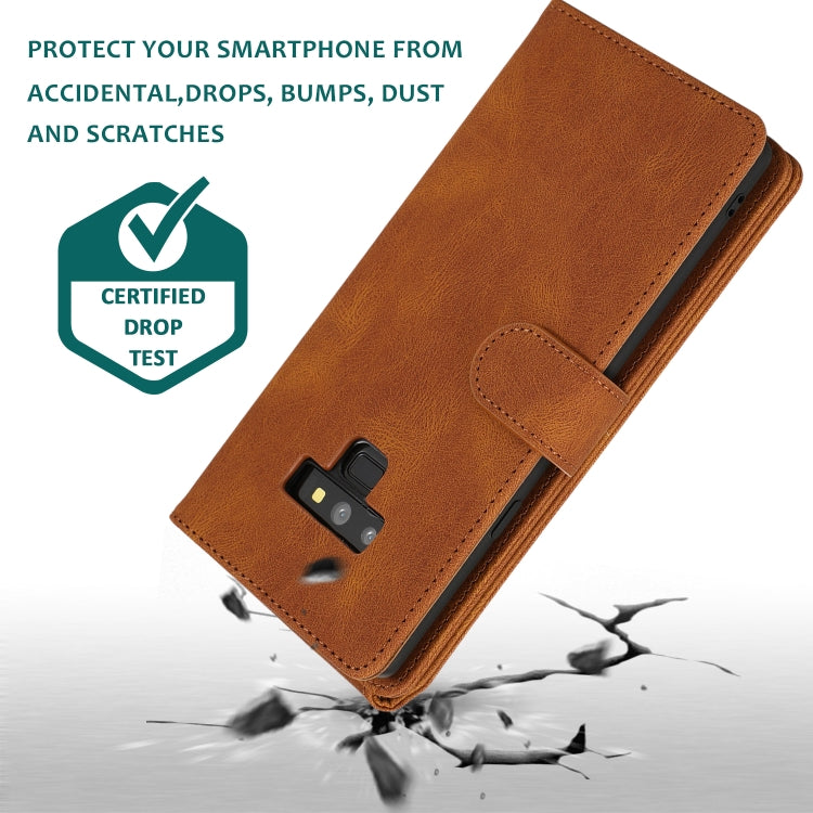 Skin-feel Crazy Horse Texture Zipper Wallet Bag Horizontal Flip Leather Case with Holder & Card Slots & Wallet & Lanyard, For Samsung Galaxy Note9, For Samsung Galaxy Note10, For Samsung Galaxy Note10+, For Samsung Galaxy Note20������������������������...