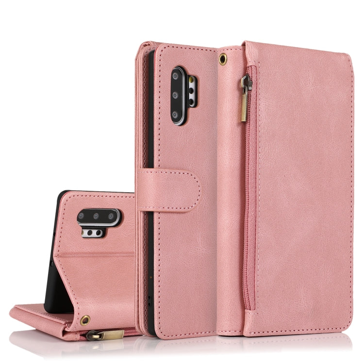 Skin-feel Crazy Horse Texture Zipper Wallet Bag Horizontal Flip Leather Case with Holder & Card Slots & Wallet & Lanyard, For Samsung Galaxy Note9, For Samsung Galaxy Note10, For Samsung Galaxy Note10+, For Samsung Galaxy Note20������������������������...