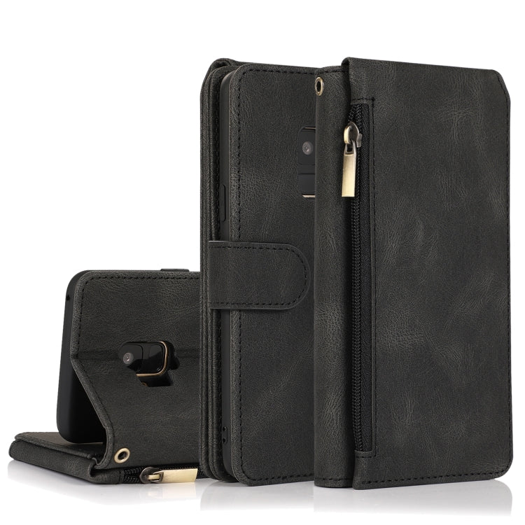 Skin-feel Crazy Horse Texture Zipper Wallet Bag Horizontal Flip Leather Case with Holder & Card Slots & Wallet & Lanyard, For Samsung Galaxy Note9, For Samsung Galaxy Note10, For Samsung Galaxy Note10+, For Samsung Galaxy Note20������������������������...
