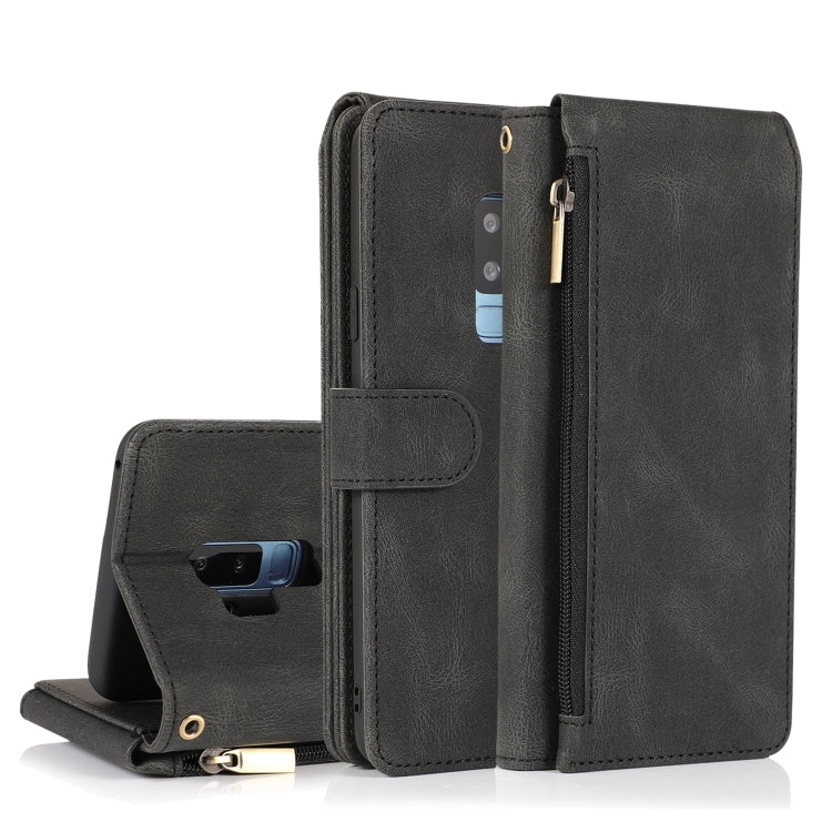 Skin-feel Crazy Horse Texture Zipper Wallet Bag Horizontal Flip Leather Case with Holder & Card Slots & Wallet & Lanyard, For Samsung Galaxy Note9, For Samsung Galaxy Note10, For Samsung Galaxy Note10+, For Samsung Galaxy Note20������������������������...