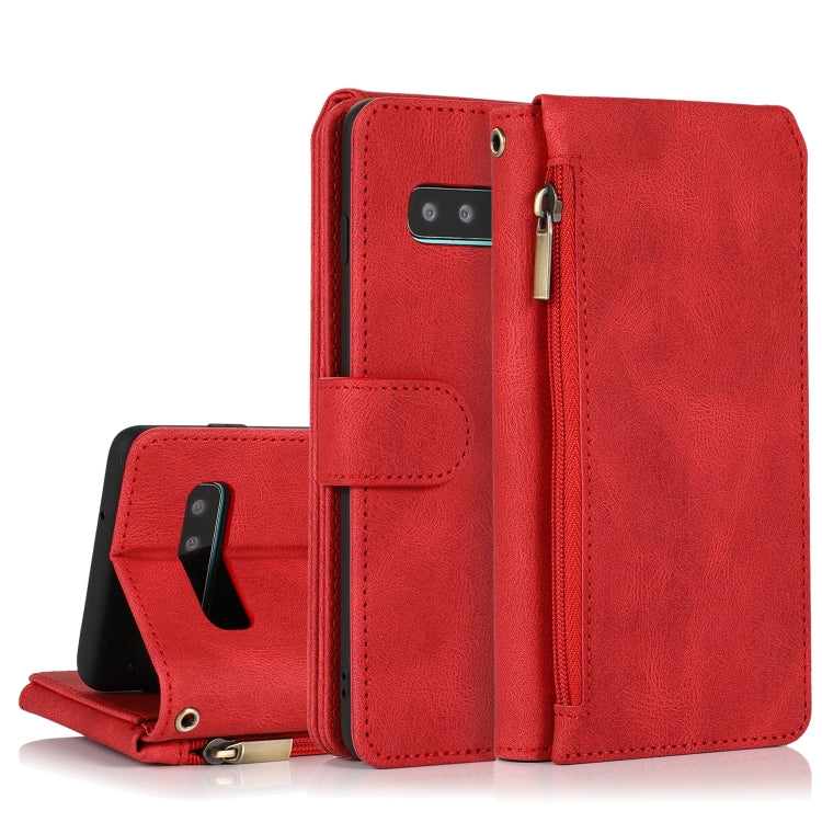 Skin-feel Crazy Horse Texture Zipper Wallet Bag Horizontal Flip Leather Case with Holder & Card Slots & Wallet & Lanyard, For Samsung Galaxy Note9, For Samsung Galaxy Note10, For Samsung Galaxy Note10+, For Samsung Galaxy Note20������������������������...