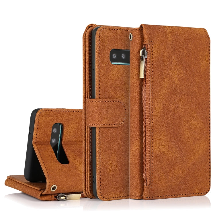 Skin-feel Crazy Horse Texture Zipper Wallet Bag Horizontal Flip Leather Case with Holder & Card Slots & Wallet & Lanyard, For Samsung Galaxy Note9, For Samsung Galaxy Note10, For Samsung Galaxy Note10+, For Samsung Galaxy Note20������������������������...