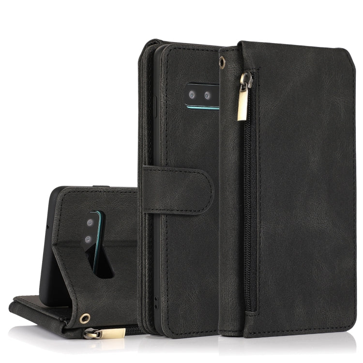 Skin-feel Crazy Horse Texture Zipper Wallet Bag Horizontal Flip Leather Case with Holder & Card Slots & Wallet & Lanyard, For Samsung Galaxy Note9, For Samsung Galaxy Note10, For Samsung Galaxy Note10+, For Samsung Galaxy Note20������������������������...