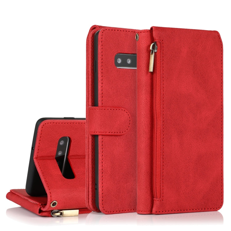 Skin-feel Crazy Horse Texture Zipper Wallet Bag Horizontal Flip Leather Case with Holder & Card Slots & Wallet & Lanyard, For Samsung Galaxy Note9, For Samsung Galaxy Note10, For Samsung Galaxy Note10+, For Samsung Galaxy Note20������������������������...