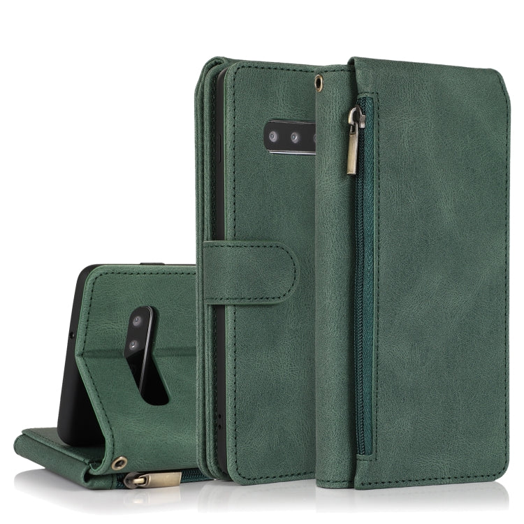 Skin-feel Crazy Horse Texture Zipper Wallet Bag Horizontal Flip Leather Case with Holder & Card Slots & Wallet & Lanyard, For Samsung Galaxy Note9, For Samsung Galaxy Note10, For Samsung Galaxy Note10+, For Samsung Galaxy Note20������������������������...