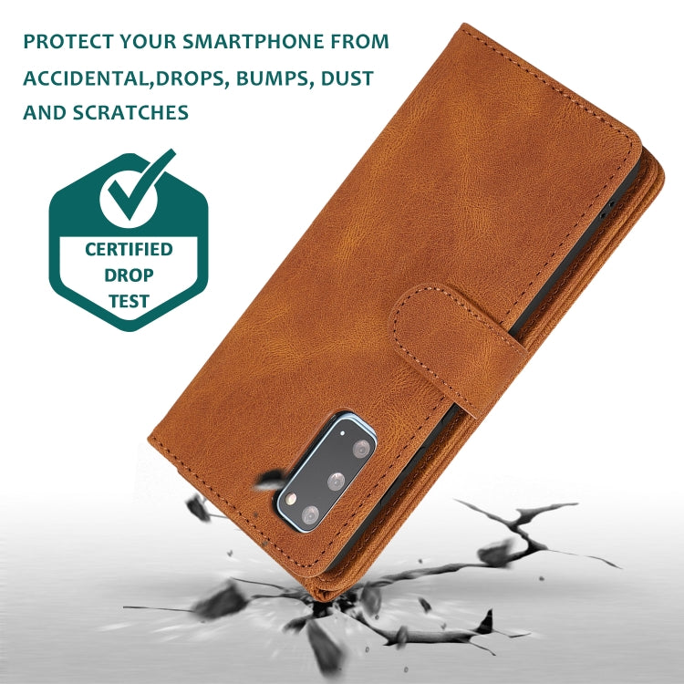 Skin-feel Crazy Horse Texture Zipper Wallet Bag Horizontal Flip Leather Case with Holder & Card Slots & Wallet & Lanyard, For Samsung Galaxy S20, For Samsung Galaxy S20+, For Samsung Galaxy S20 Ultra, For Samsung Galaxy S20 FE 5G�����������������������...