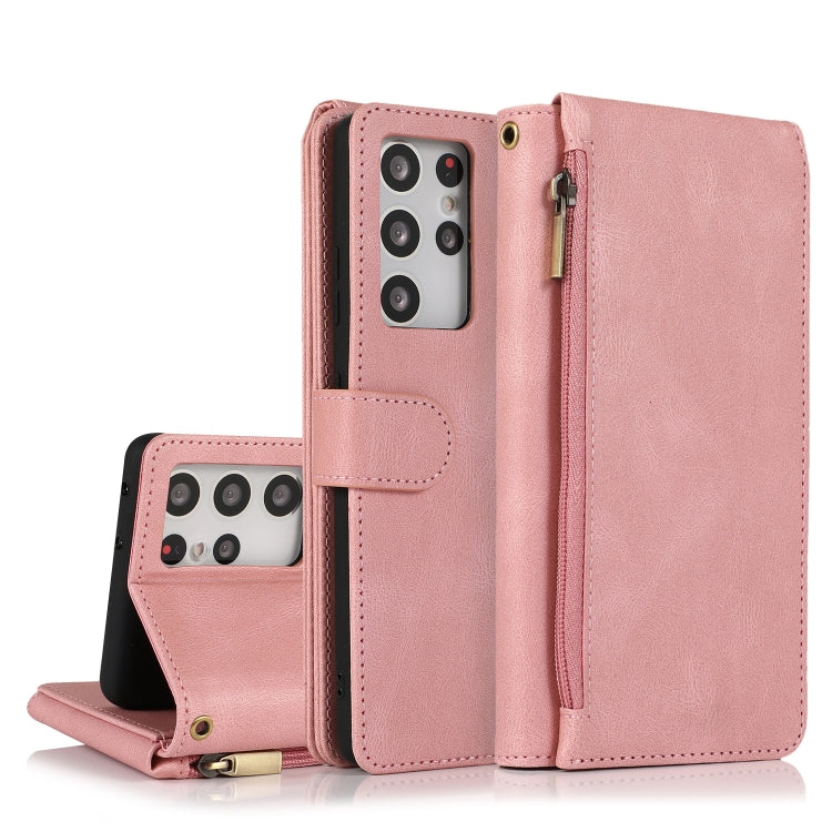 Skin-feel Crazy Horse Texture Zipper Wallet Bag Horizontal Flip Leather Case with Holder & Card Slots & Wallet & Lanyard, For Samsung Galaxy S20, For Samsung Galaxy S20+, For Samsung Galaxy S20 Ultra, For Samsung Galaxy S20 FE 5G�����������������������...