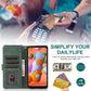Skin-feel Crazy Horse Texture Zipper Wallet Bag Horizontal Flip Leather Case with Holder & Card Slots & Wallet & Lanyard, For Samsung Galaxy A11, For Samsung Galaxy A12, For Samsung Galaxy A20 / A30, For Samsung Galaxy A21, For Samsung Galaxy A21s�����...