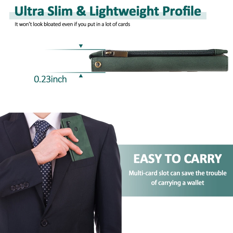 Skin-feel Crazy Horse Texture Zipper Wallet Bag Horizontal Flip Leather Case with Holder & Card Slots & Wallet & Lanyard, For Samsung Galaxy A11, For Samsung Galaxy A12, For Samsung Galaxy A20 / A30, For Samsung Galaxy A21, For Samsung Galaxy A21s�����...