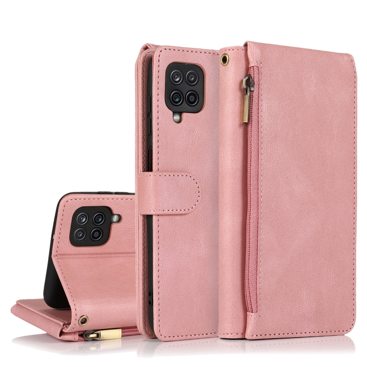 Skin-feel Crazy Horse Texture Zipper Wallet Bag Horizontal Flip Leather Case with Holder & Card Slots & Wallet & Lanyard, For Samsung Galaxy A11, For Samsung Galaxy A12, For Samsung Galaxy A20 / A30, For Samsung Galaxy A21, For Samsung Galaxy A21s�����...