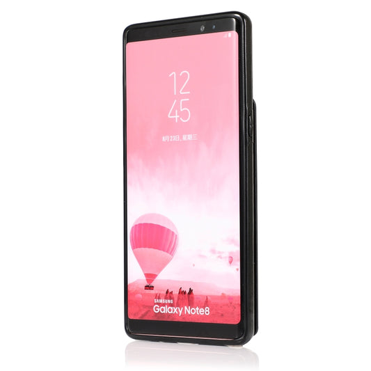 Solid Color PC + TPU Protective Case with Holder & Card Slots, For Samsung Galaxy Note 8, For Samsung Galaxy Note9, For Samsung Galaxy Note10, For Samsung Galaxy Note20, For Samsung Galaxy Note20 Ultra, For Samsung Galaxy S8 Plus, For Samsung Galaxy S9...