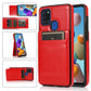 Solid Color PC + TPU Protective Case with Holder & Card Slots, For Samsung Galaxy A21s