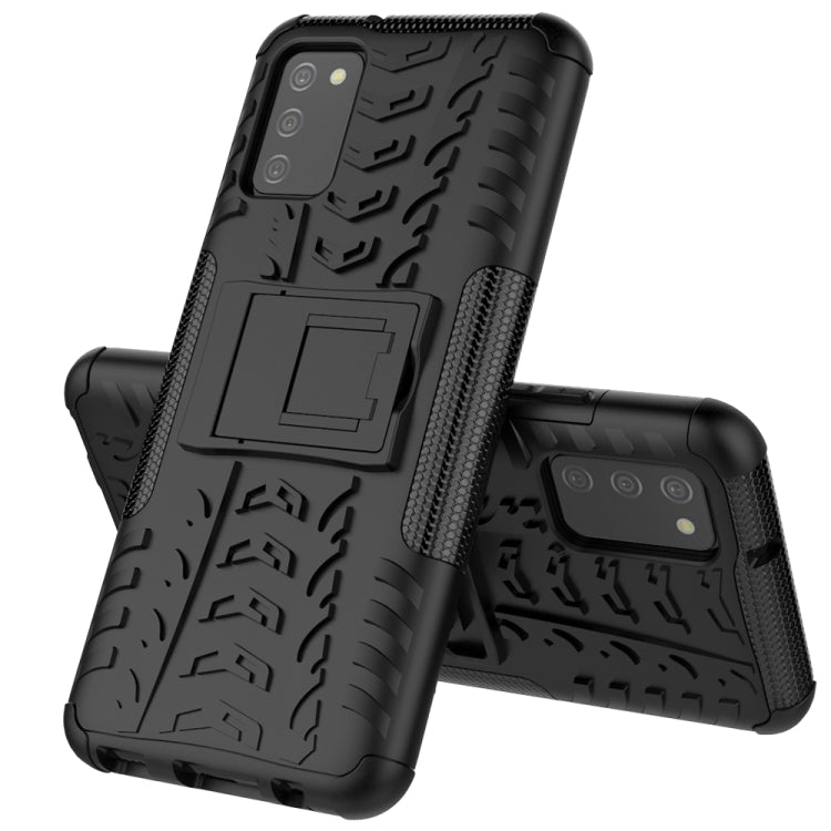 Tire Texture Shockproof TPU+PC Protective Case with Holder, For OnePlus 9 Pro, For Samsung Galaxy A02s (EU Version), For Samsung Galaxy 02s (EU Version)