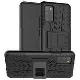 Tire Texture Shockproof TPU+PC Protective Case with Holder, For OnePlus 9 Pro, For Samsung Galaxy A02s (EU Version), For Samsung Galaxy 02s (EU Version)