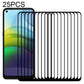 25 PCS Full Glue Full Screen Tempered Glass Film