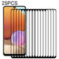 25 PCS Full Glue Full Screen Tempered Glass Film