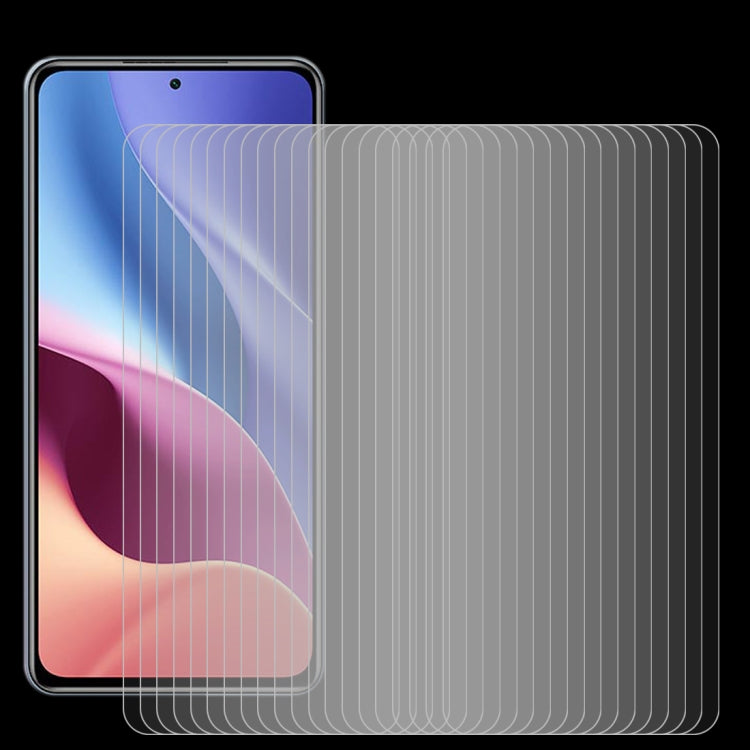 50 PCS 0.26mm 9H Surface Hardness 2.5D Explosion-proof Tempered Glass Non-full Screen Film