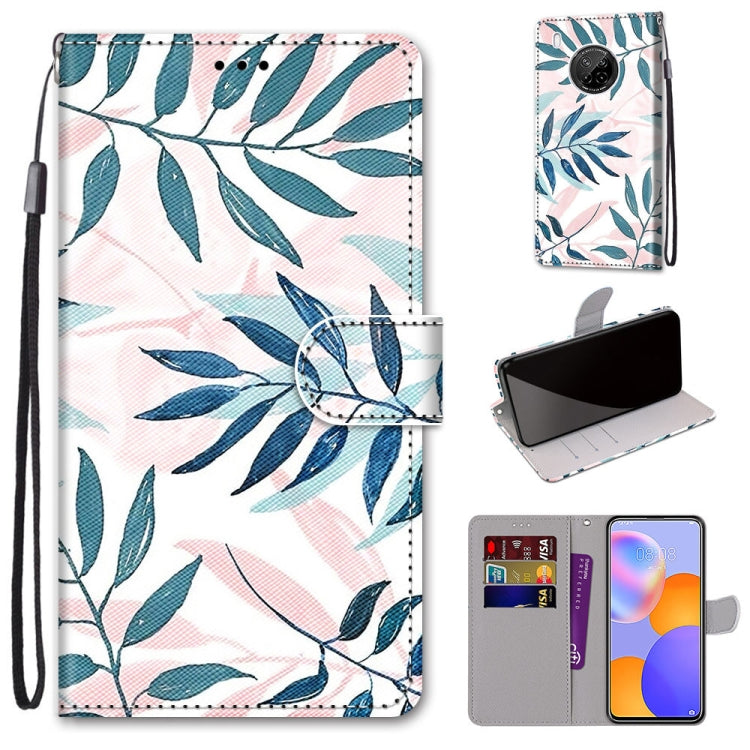 Coloured Drawing Cross Texture Horizontal Flip PU Leather Case with Holder & Card Slots & Wallet & Lanyard